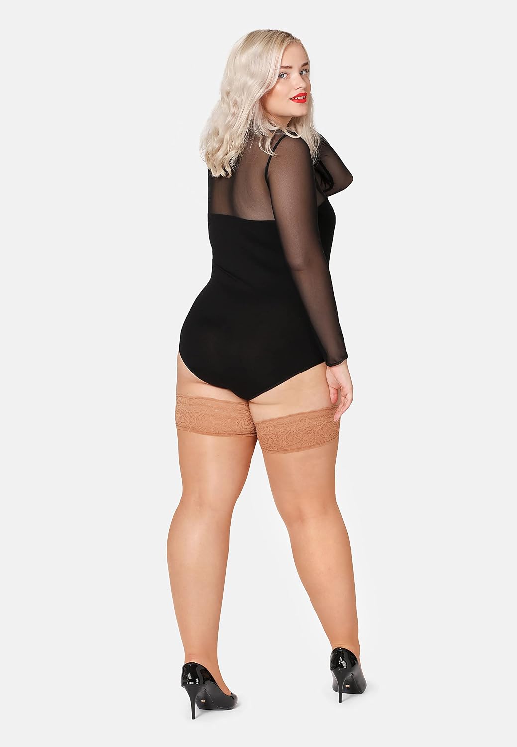 Thumbnail 4 de Bellivalini Calze Autoreggenti Plus Size 20 DEN
