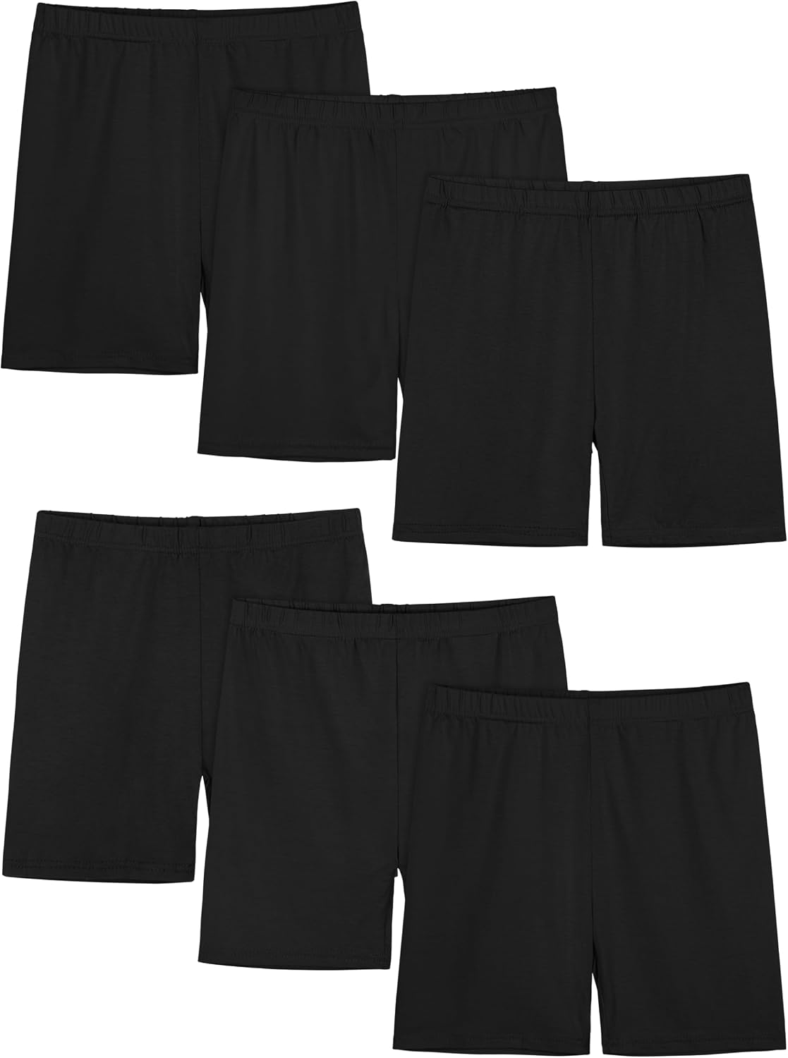 Detalle de FEOEOR 6 Pack Girls Bike Shorts Cartwheel Toddler Biker Under Dress – Assorted Colors