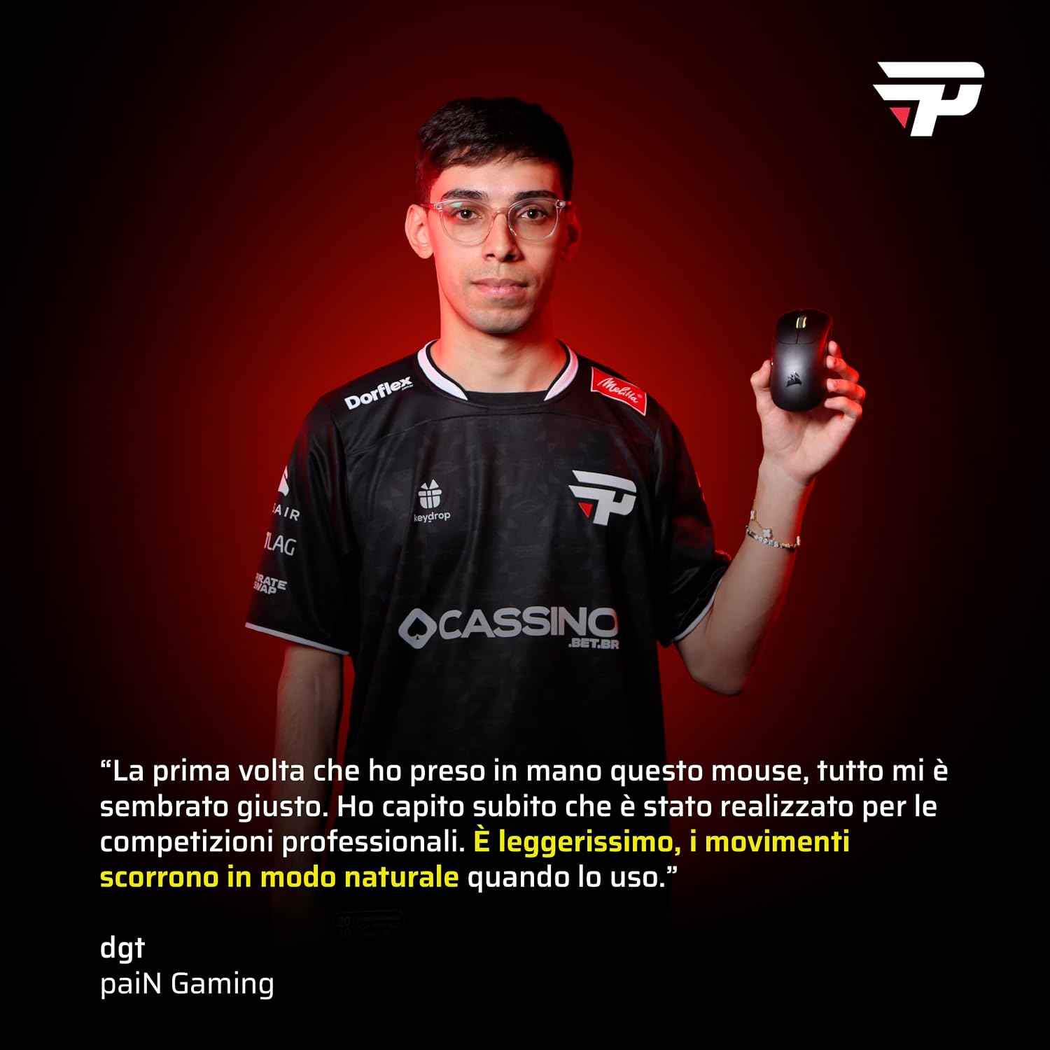 Thumbnail 2 de Corsair SABRE v2 PRO mouse gaming 36 g