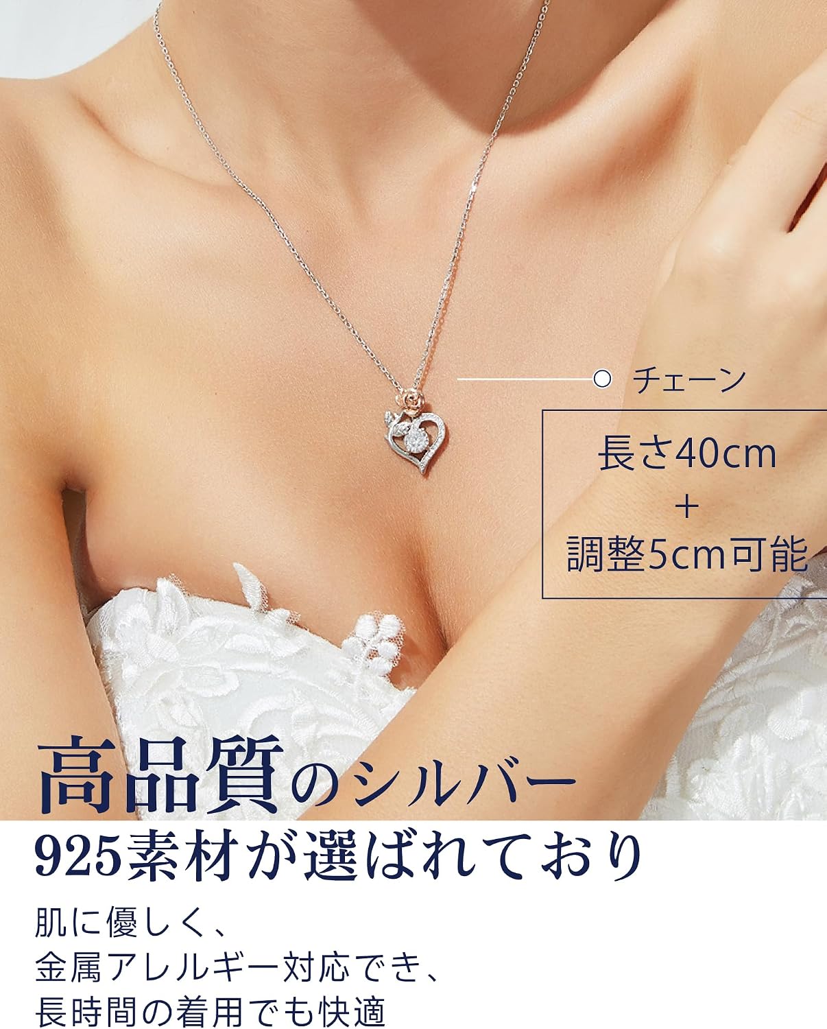 Detalle 2 de MomentWish Coeur Collier 1 Carat đ