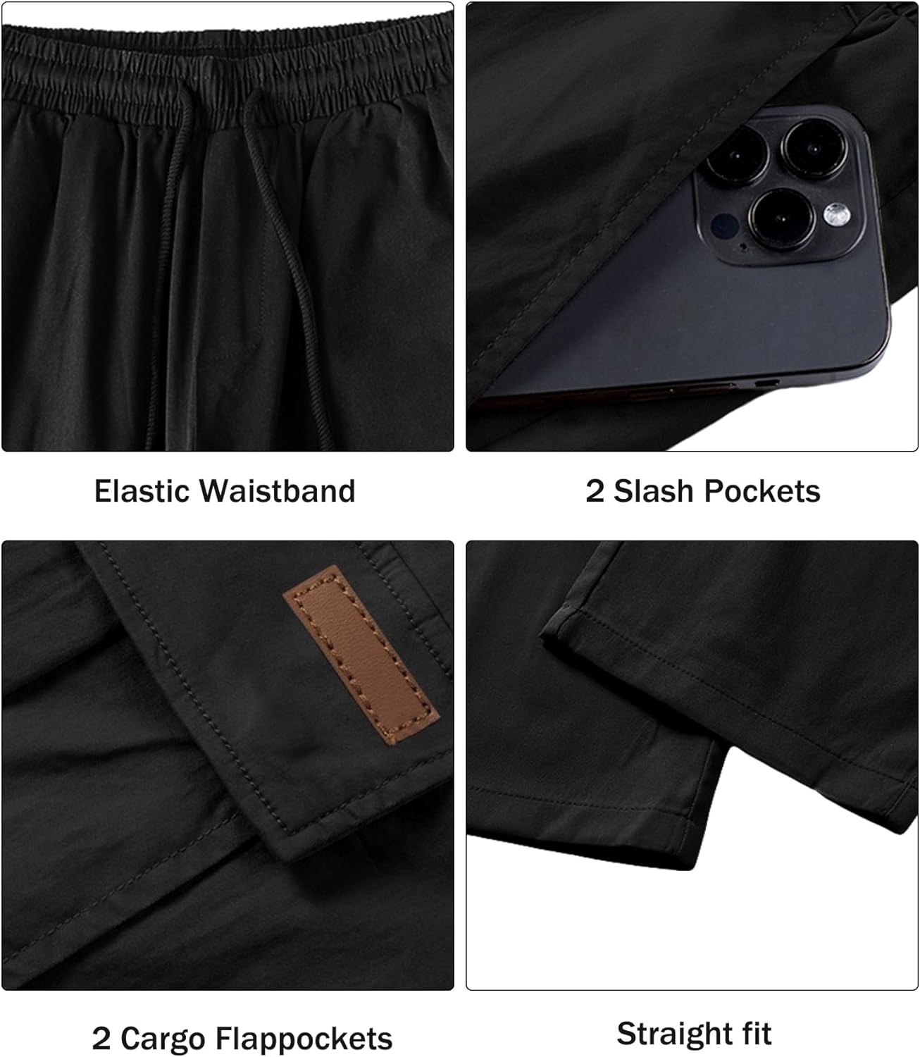 Detalle 1 de Comdecevis Cargo Joggers Stretch Pants
