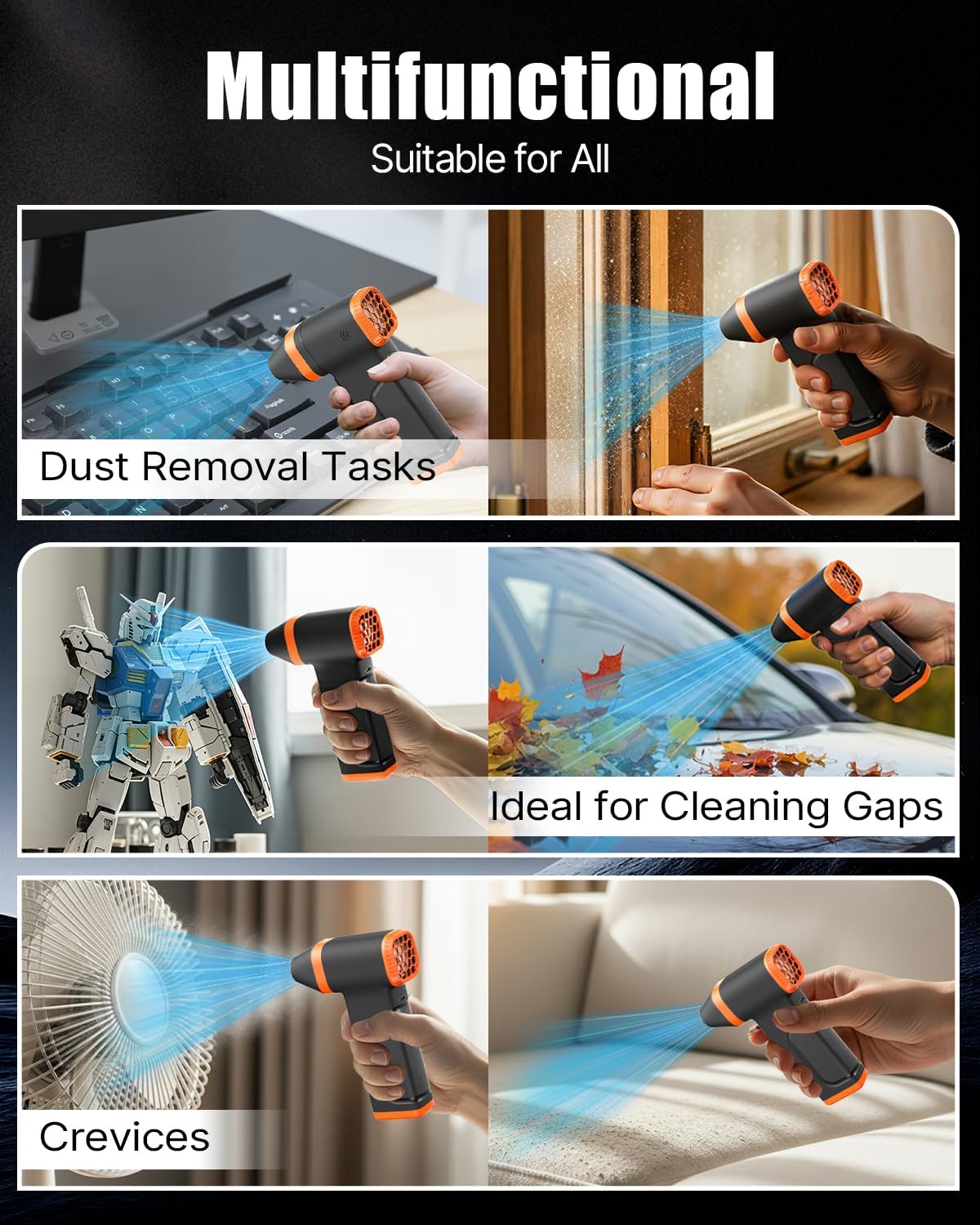 Thumbnail 5 de WOWDSGN Electric Air Duster 130000RPM