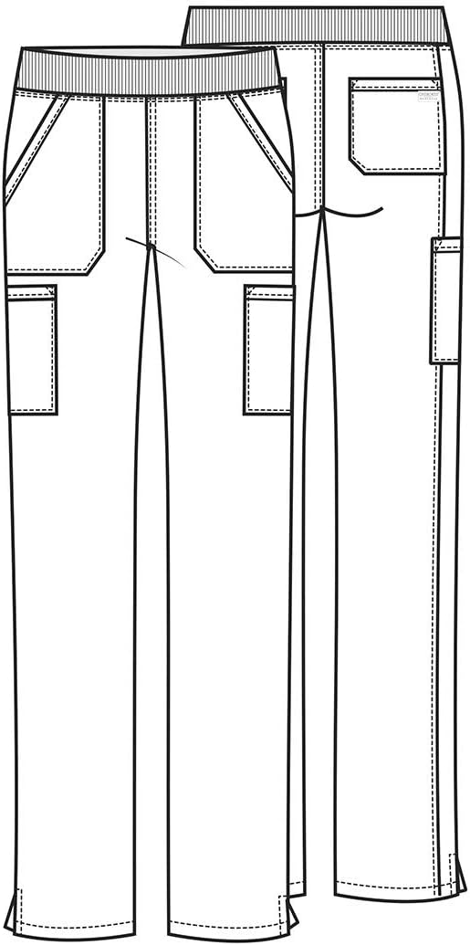 Thumbnail 6 de Cherokee WW170T Women's Scrub Pants, 2-Way Stretch, Six Pockets