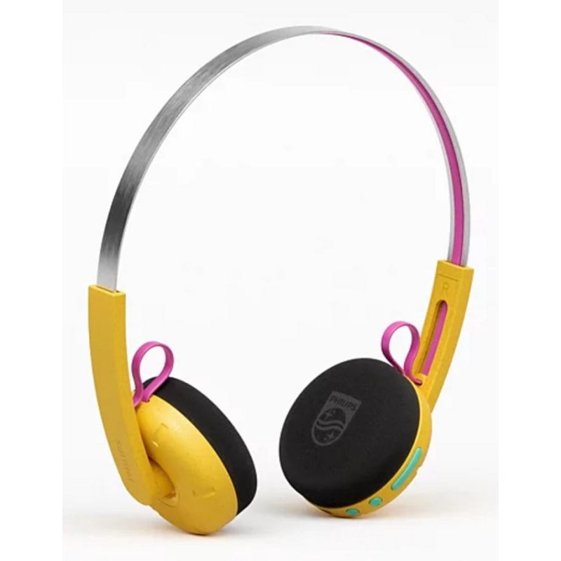 Detalle 2 de Philips TAMS1YL/00, auriculares inalámbricos amarillos Bluetooth 6.0