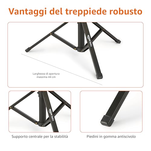 Detalle de Amazon Basics Treppiede Estensibile per smartphone e Bastone Selfie 162 cm con Telecomando Wireless