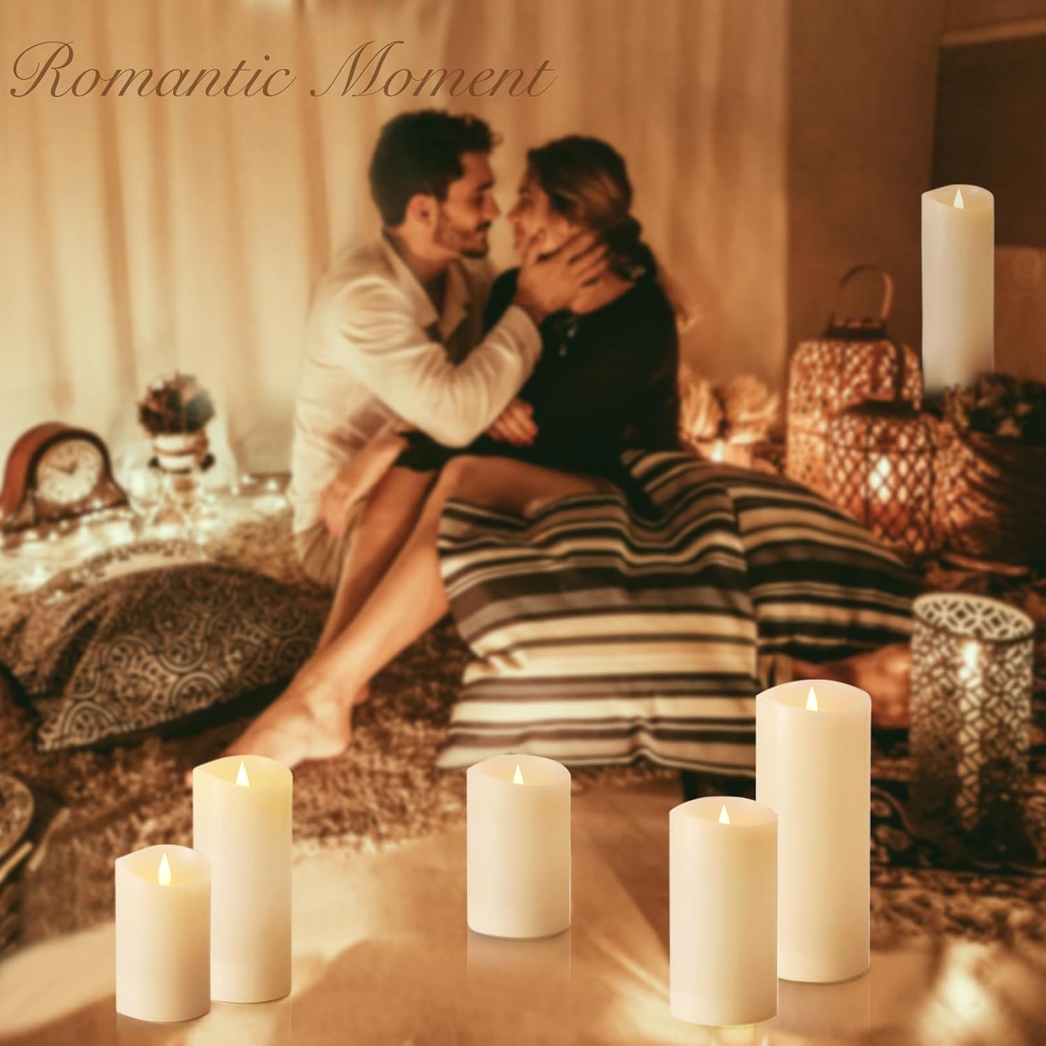 Detalle 1 de Softflame Flameless LED Candles, 3 x 5 in.