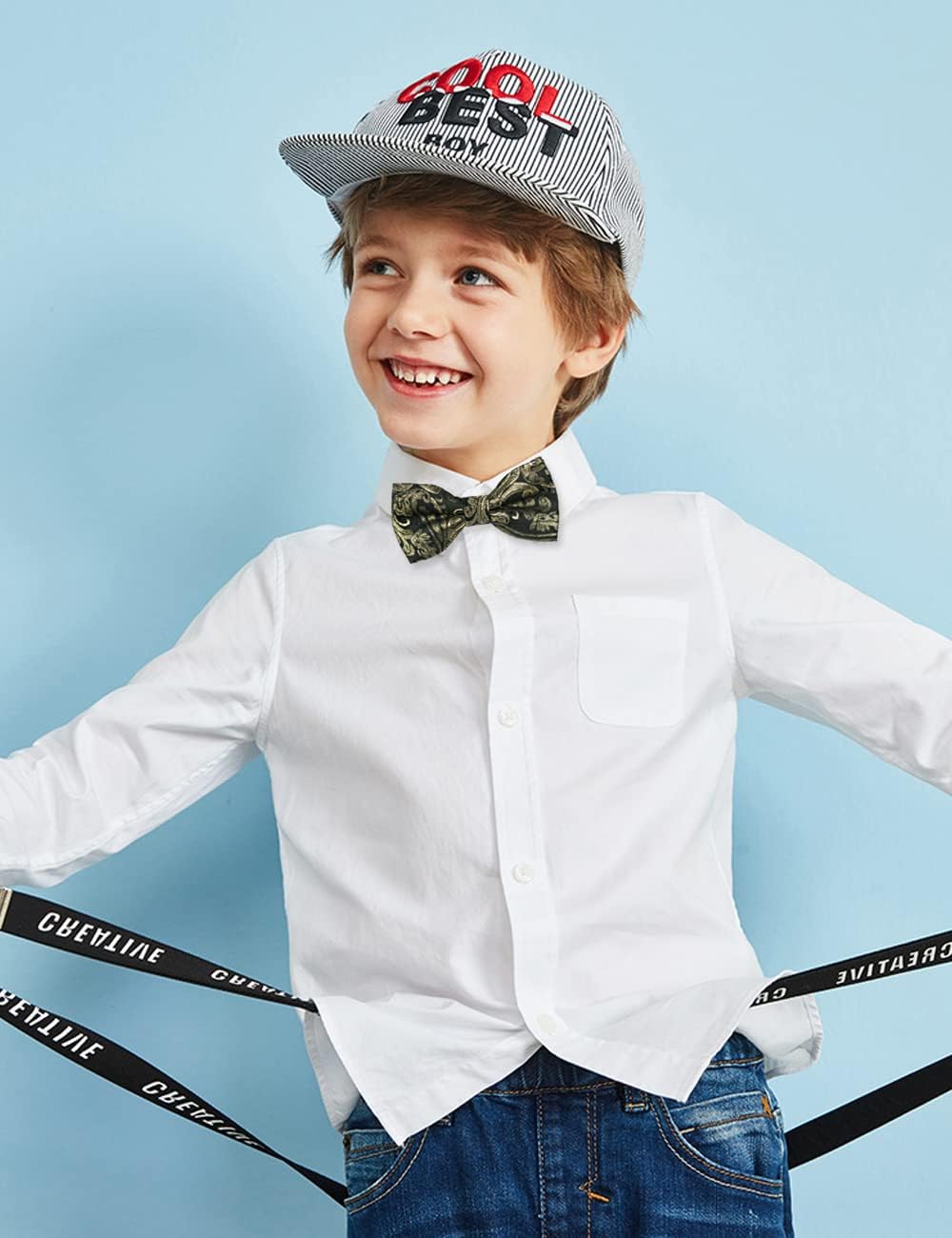 Thumbnail 6 de Alizeal Banded Bow Tie 10cm