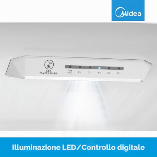 Thumbnail 7 de Midea MERB276FGE02A 270L: Frigorifero Combinato Total No Frost con All-Around Cooling, Inox