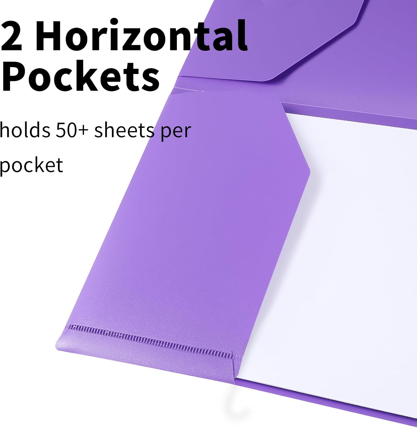 Detalle 2 de Cesil 01 Plastic Pocket Folders, 6-Pack, Assorted Colours, Letter Size