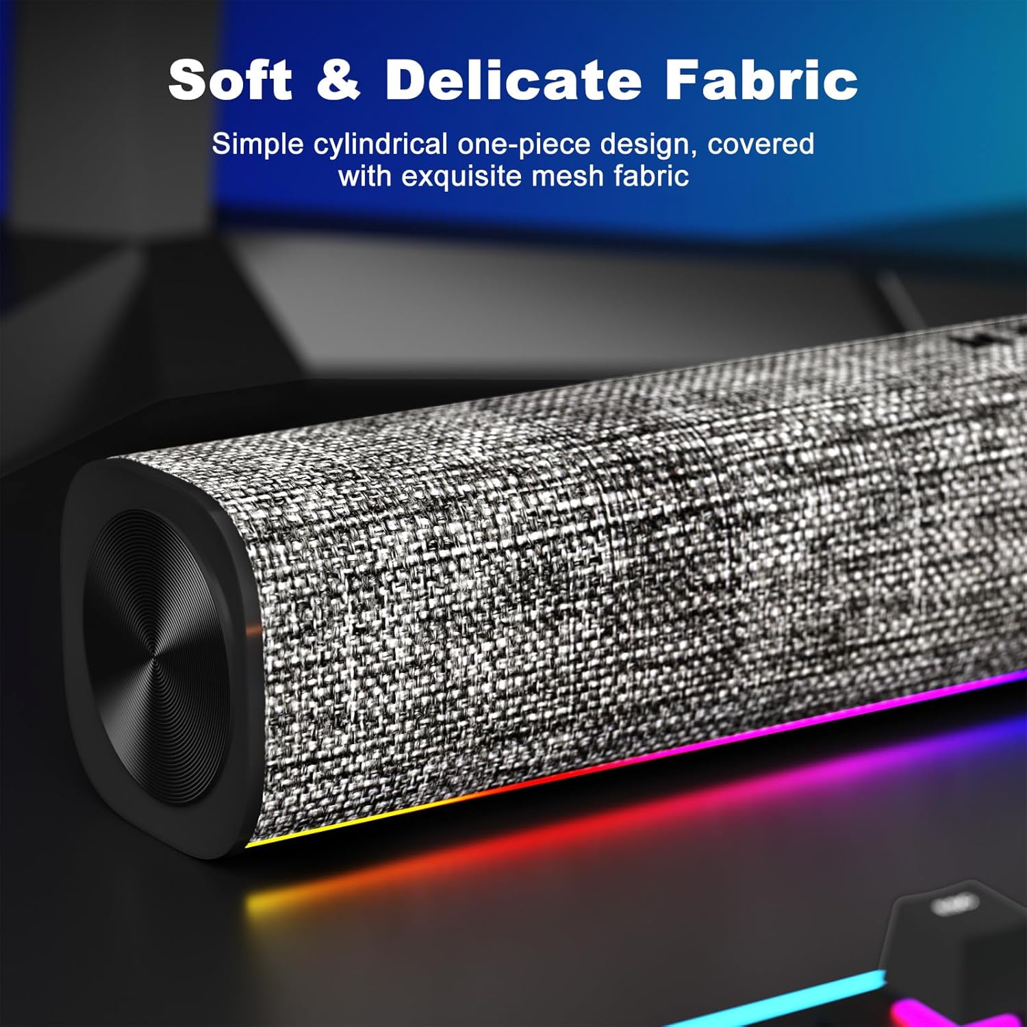 Thumbnail 5 de SOULION R100 PC Speakers: Compact USB‑Powered Bluetooth Soundbar for Desktop and Laptop