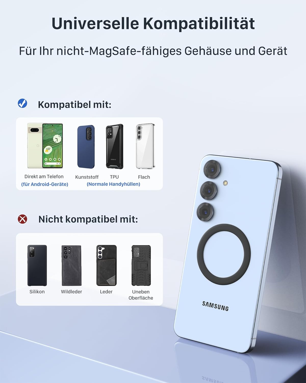 Thumbnail 5 de YOSH Magnetring für MagSafe kompatibel