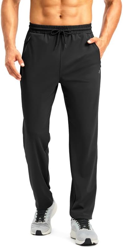 Thumbnail 2 de Pudolla Men's Athletic Stretch Joggers with Zippers