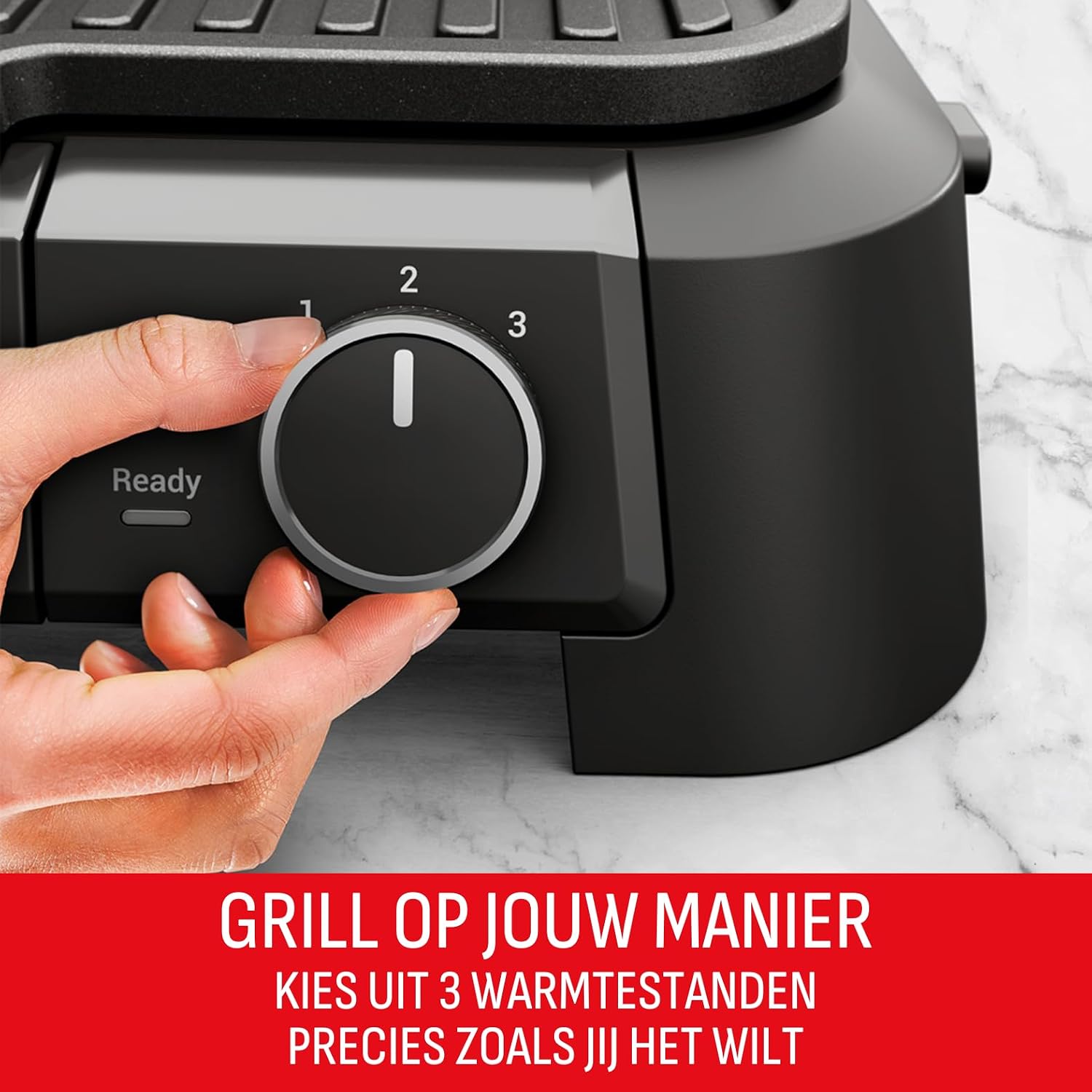 Detalle de Tefal SuperGrill 3-in-1 XL GC520D contactgrill, 2000 W en ovenstand