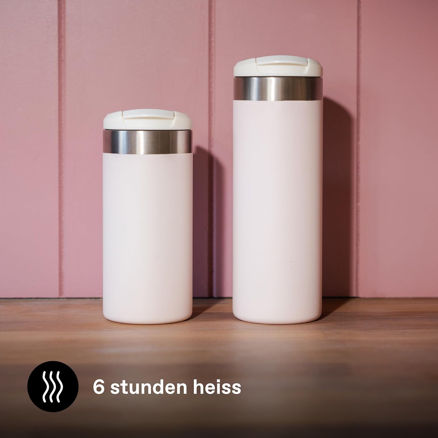Detalle de STANLEY 1913 Aerolight Transit Thermobecher 0,47L – Rose Quartz