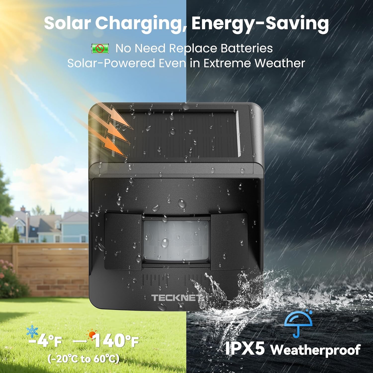 Thumbnail 3 de TECKNET Solar Driveway Alarm 2600ft Range