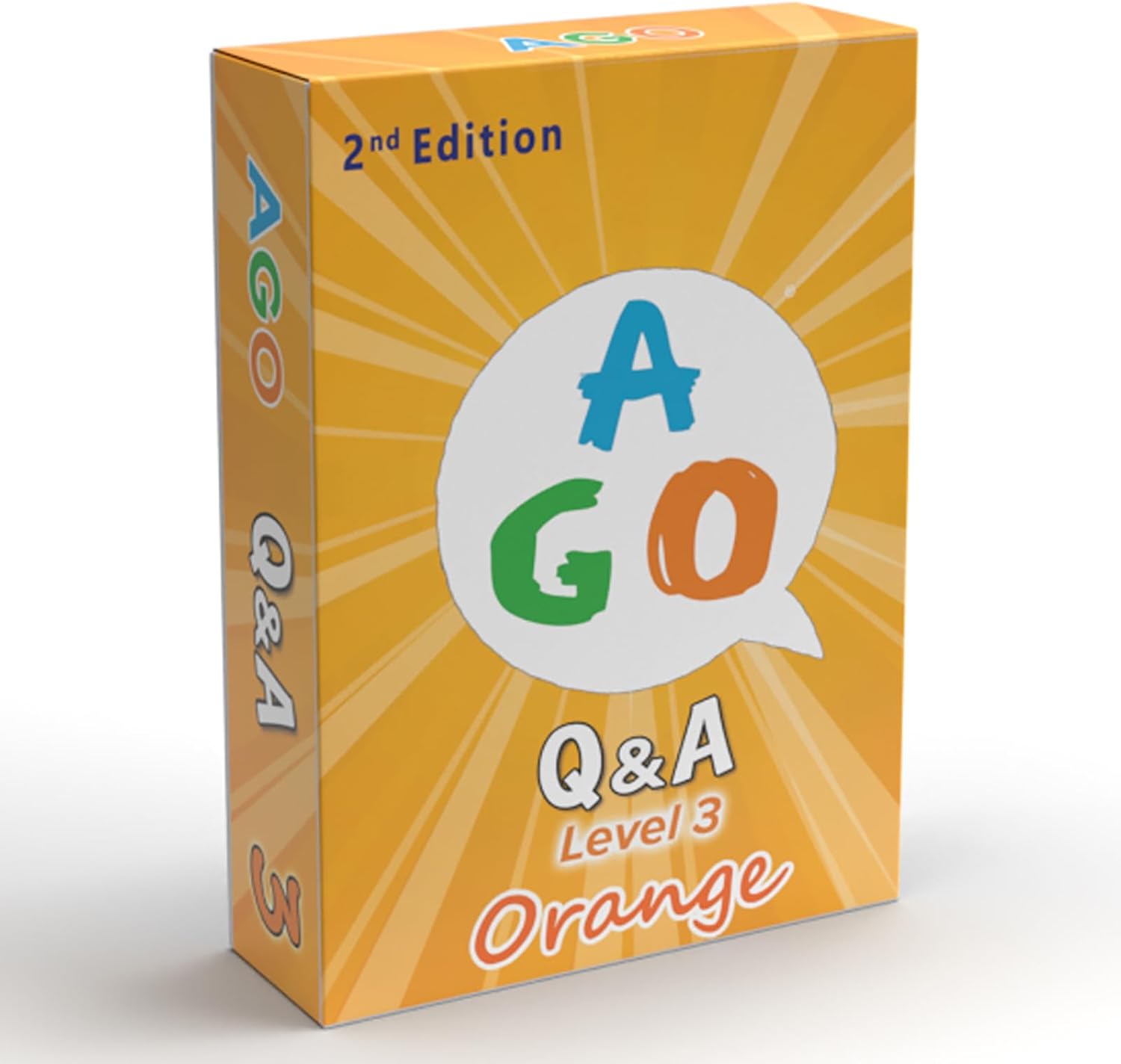 Detalle de AGO Q&A 教室用ポスターセット Level 1-3 アクア・グリーン・オレンジ A1サイズ