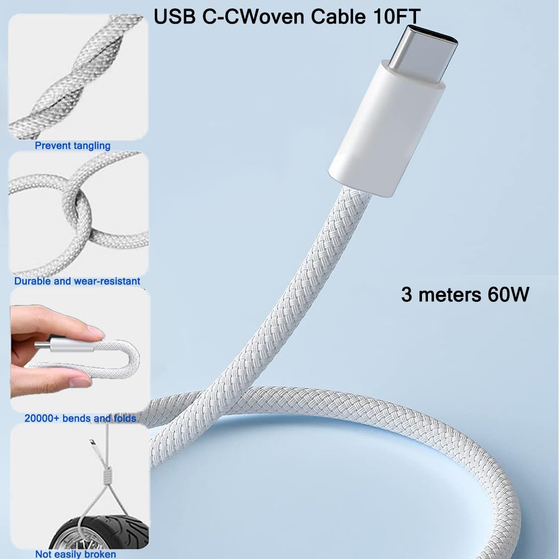 Thumbnail 4 de iPhone charger 10FT 2Pack