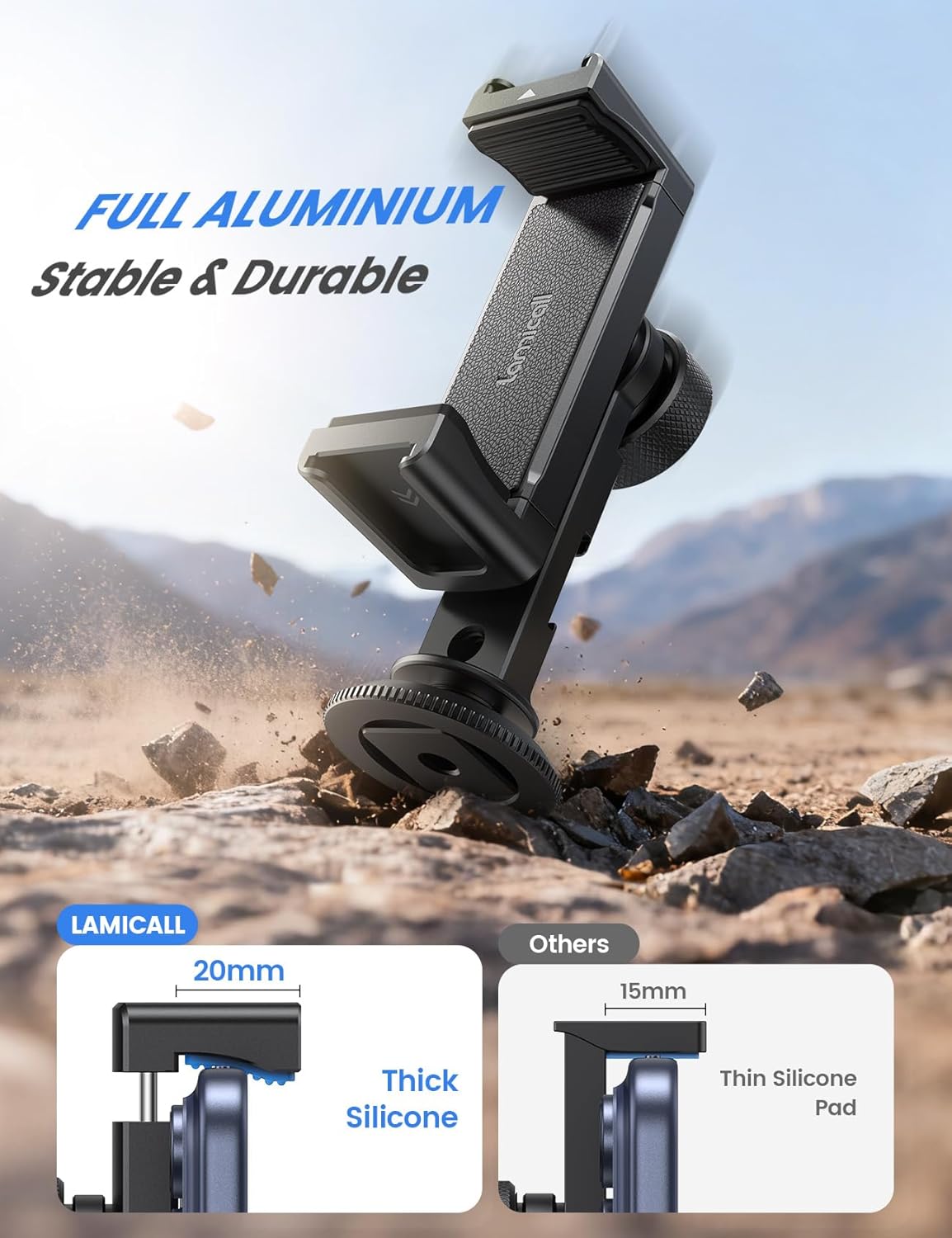 Thumbnail 4 de Lamicall 3‑in‑1 phone tripod mount adapter 🎥