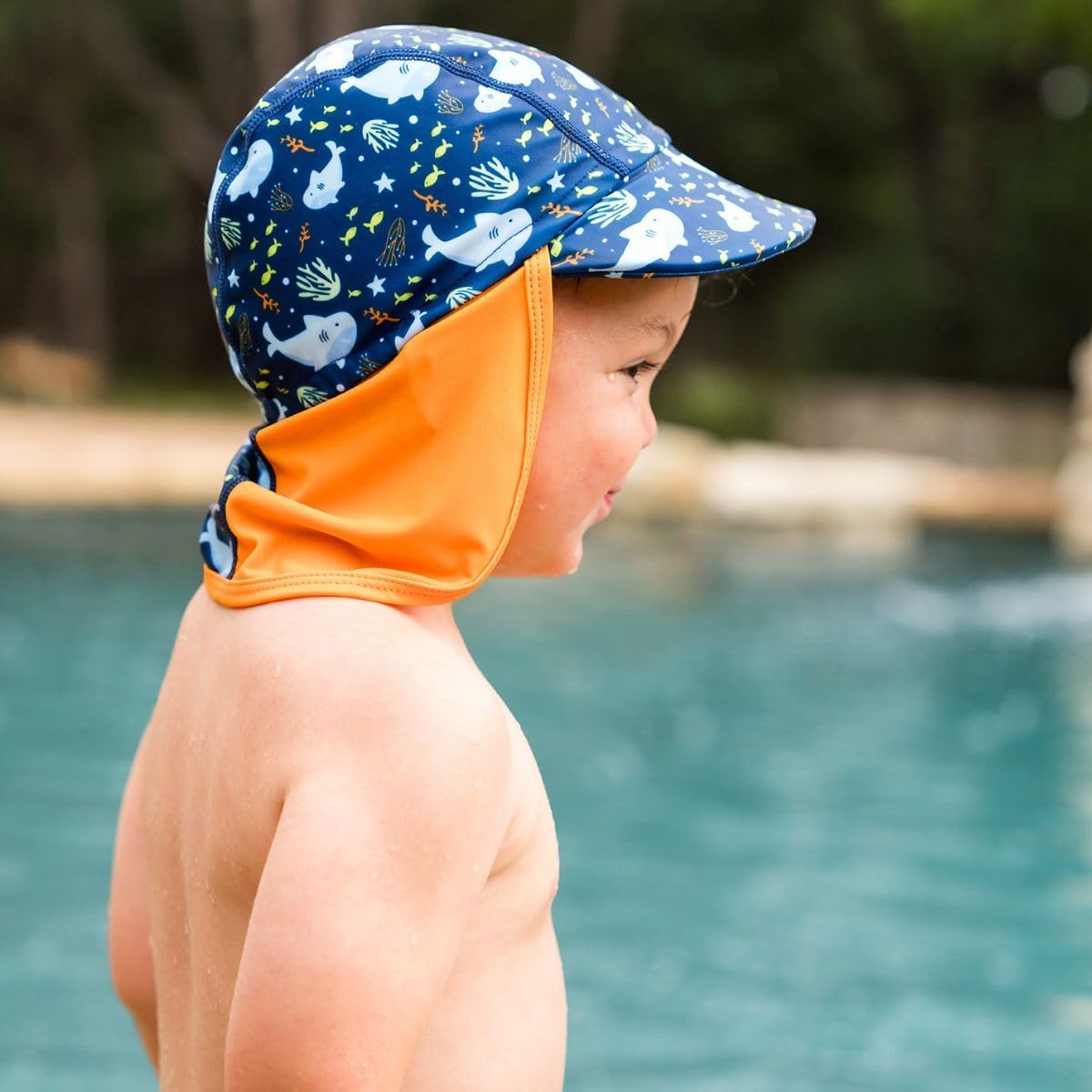 Thumbnail 3 de Splash About Bonnet Légionnaire Mixte Enfant – Protection solaire UPF 50+ (S et L)