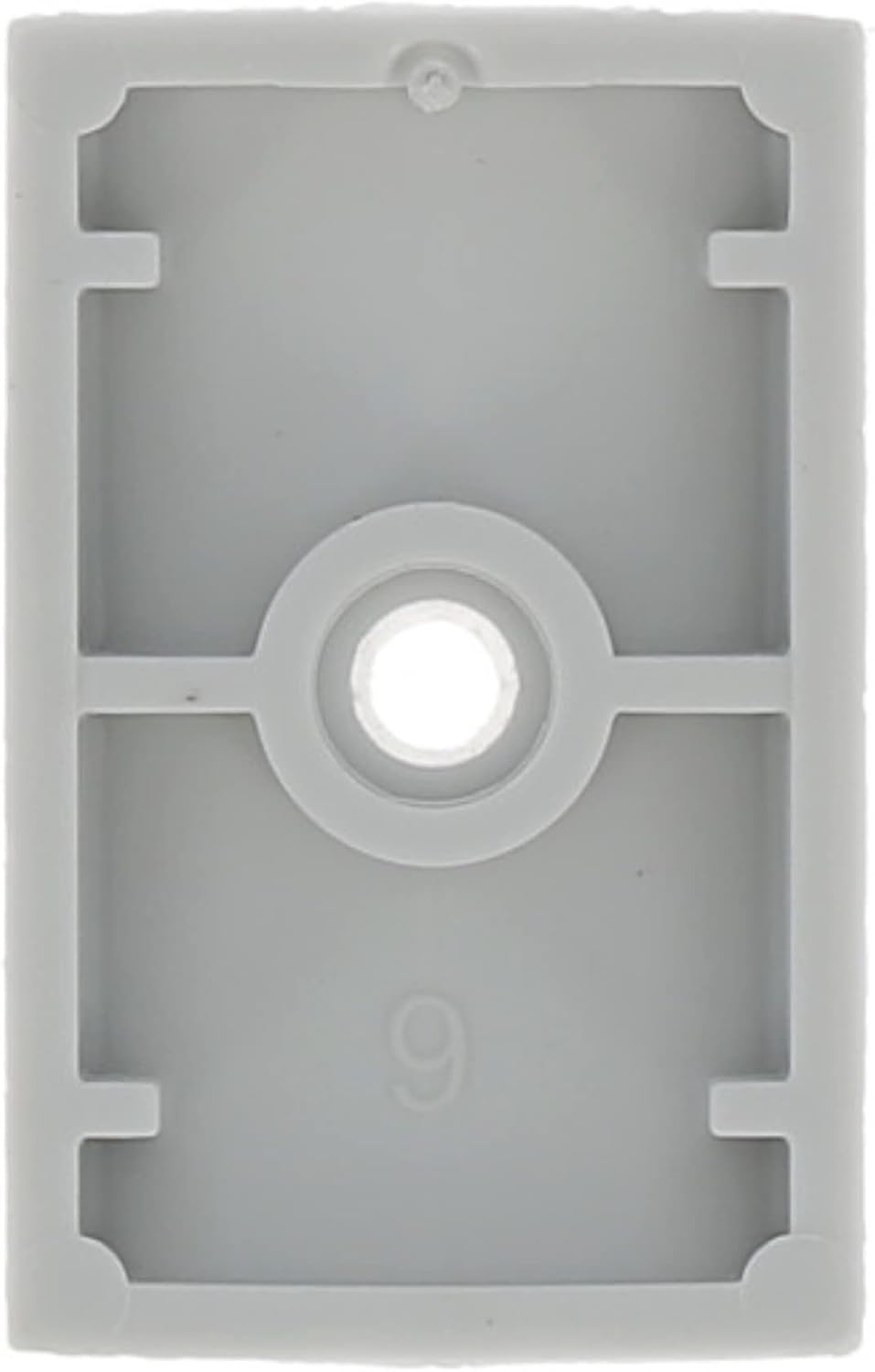 Detalle 2 de Lot de 4 clips cyclingcolors pour manivelle de volet roulant (gris) avec vis — pour diamètres 15 à 18 mm