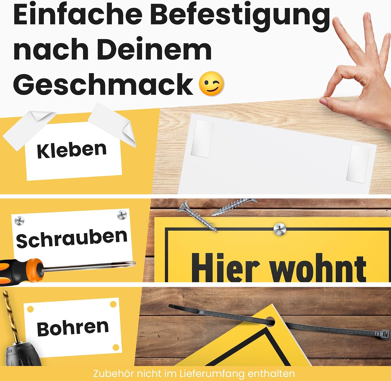 Thumbnail 5 de DankeDir! Schild Hund Personal 30 x 20 cm