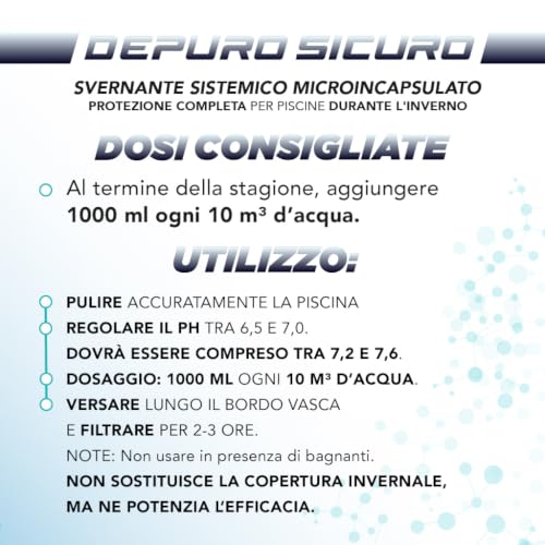 Detalle 2 de Naturii Svernante concentrato per piscina, 5 L, effetto antigelo