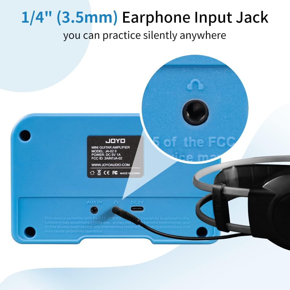 Thumbnail 4 de JOYO JA-02 II 5W Mini Guitar Amp with Bluetooth 5.0 and Clean/Overdrive