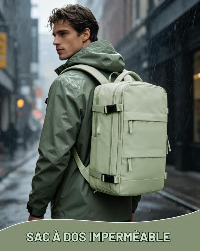 Thumbnail 10 de SZLX Sac à Dos Sous Vide Voyage 40x30x20 — Bagage cabine et Compartiments dédiés