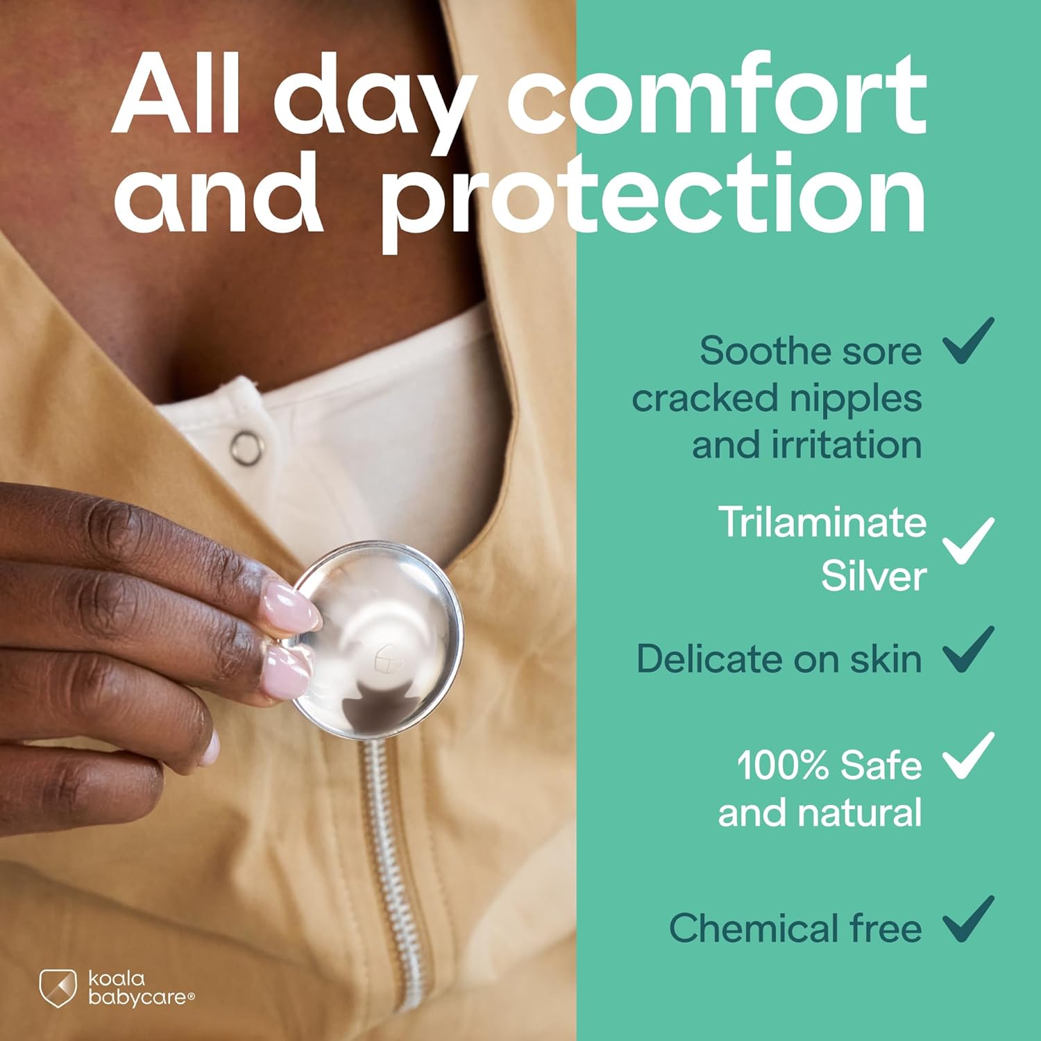 Thumbnail 1 de Koala Babycare Silberhütchen 43 mm 👶