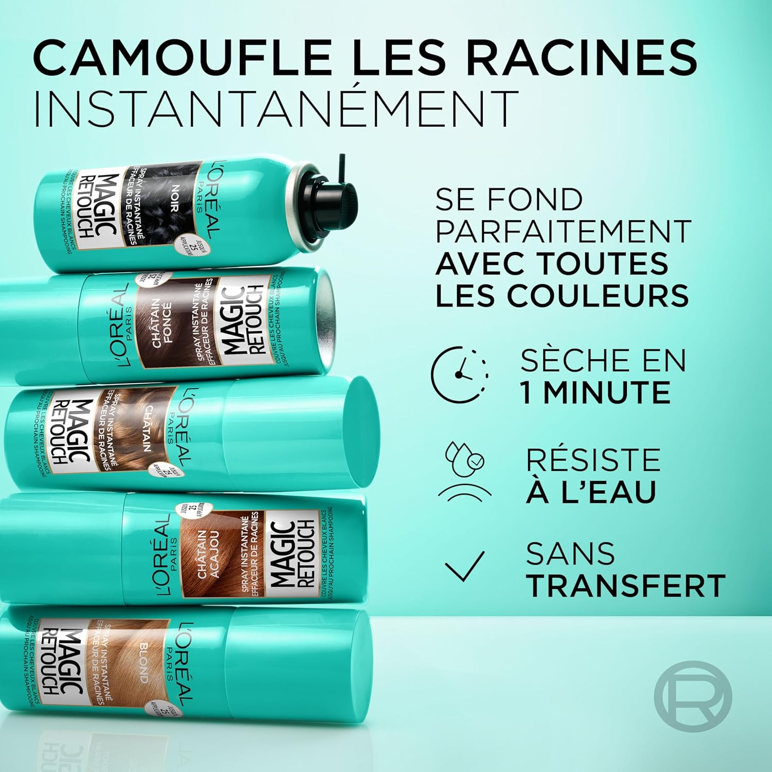 Thumbnail 2 de L’Oréal Paris Magic Retouch - Correcteur de racines et cheveux blancs, Châtain Clair, 75 ml