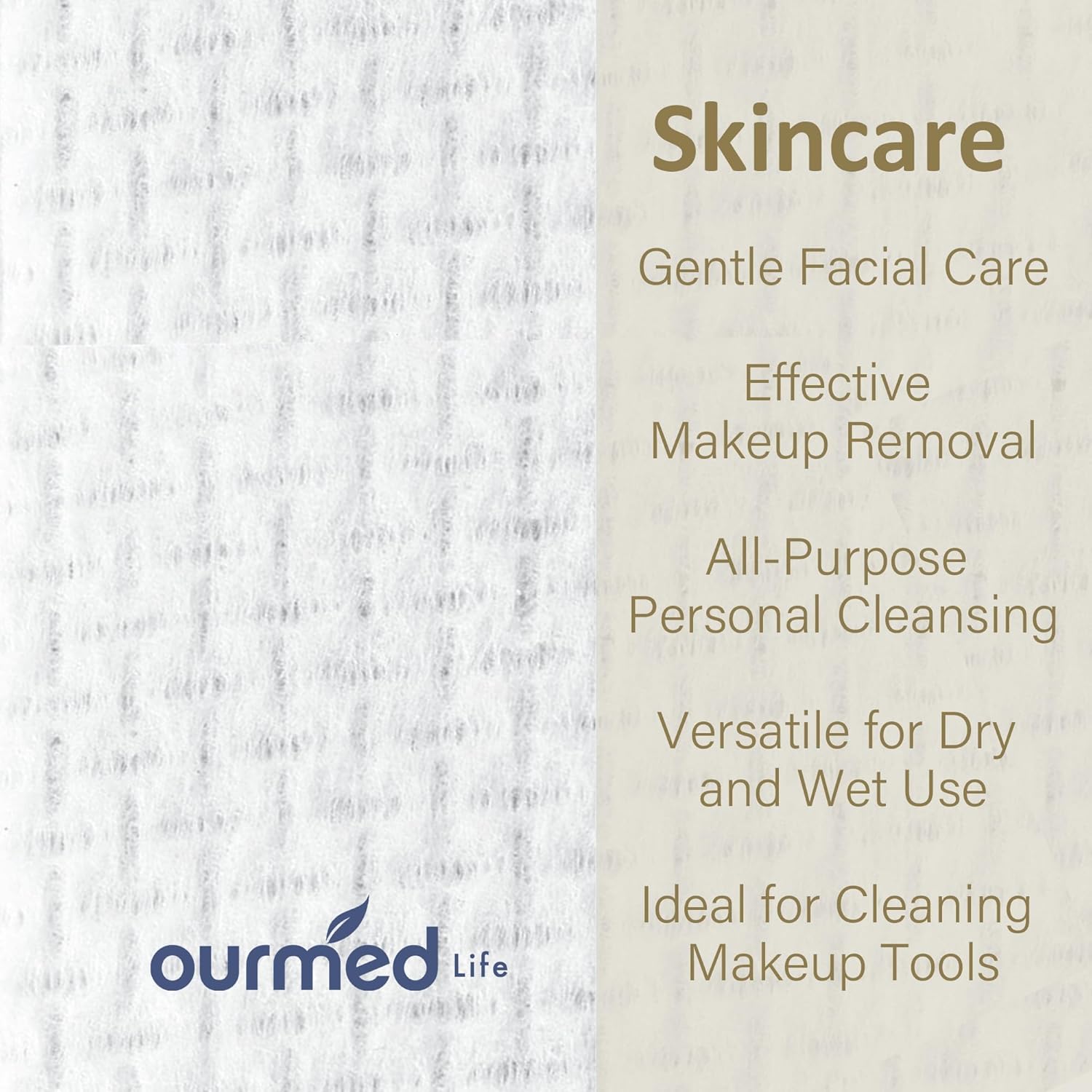 Detalle 2 de Ourmed Life Salviette Viso 25,4x20 cm 50 pezzi