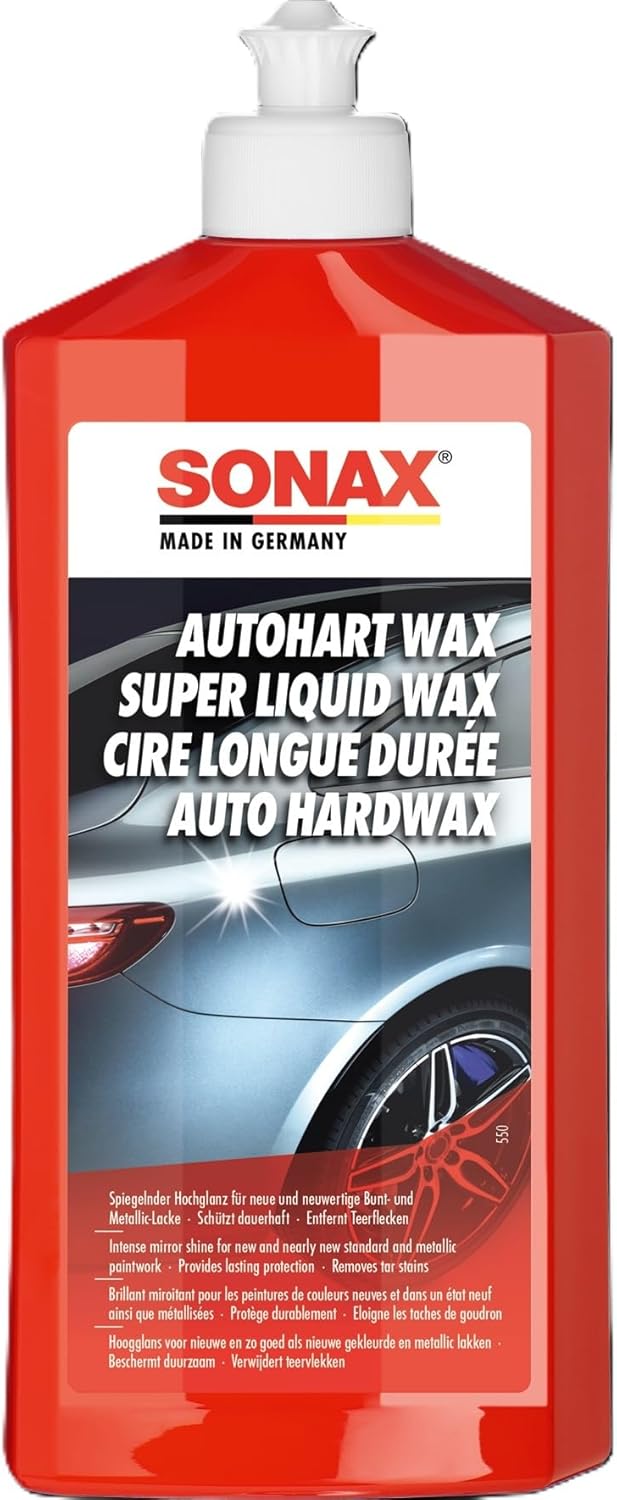 Detalle de SONAX Cire longue durée (500 ml) – cire de Carnauba pour protection durable des laques