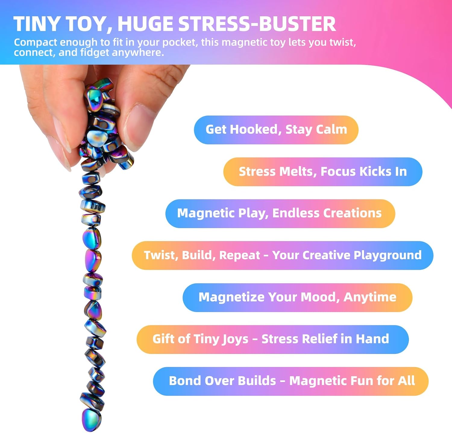 Thumbnail 4 de 550pcs Fidget Toys for Adults — Stress Relief Sensory Kit