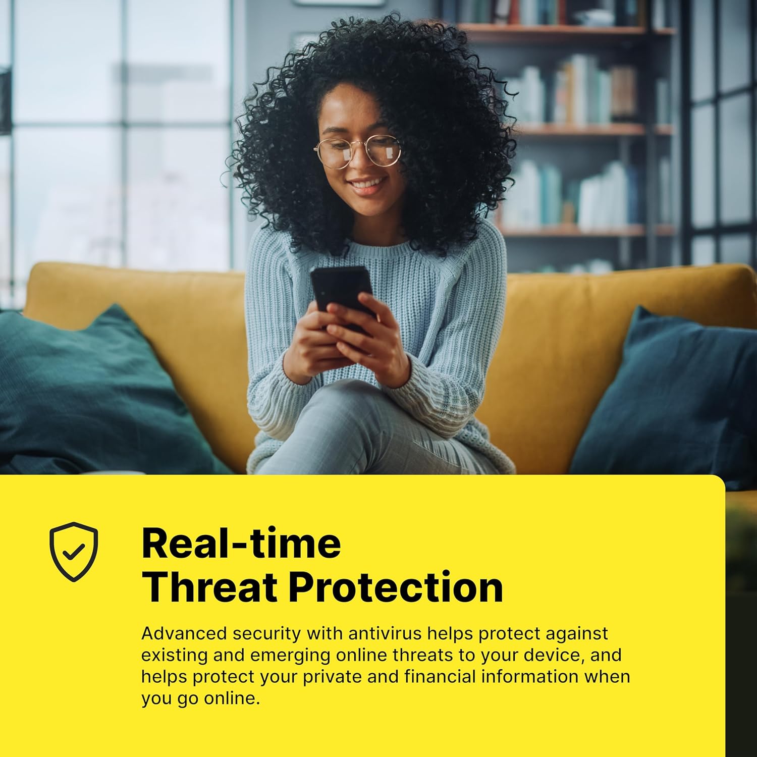Detalle de Norton 360 Standard 2026: balanced antivirus with VPN and Password Manager for a single device