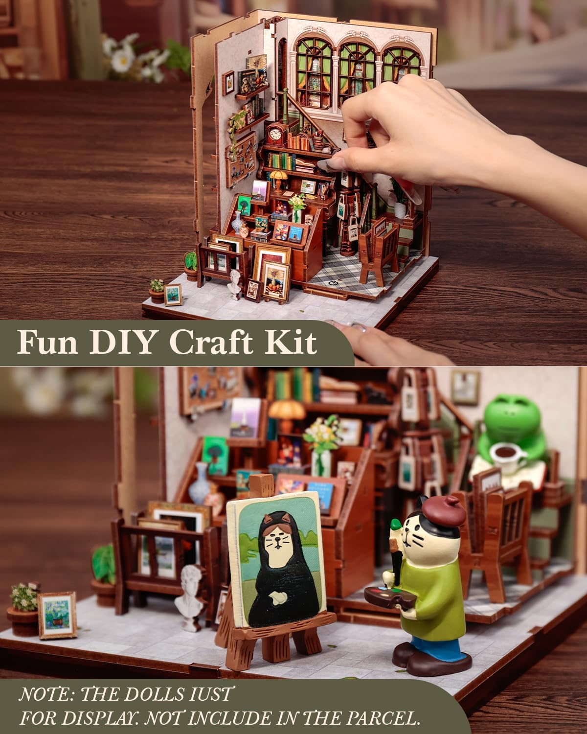 Detalle 2 de CUTEBEE Book Nook Kit 14+