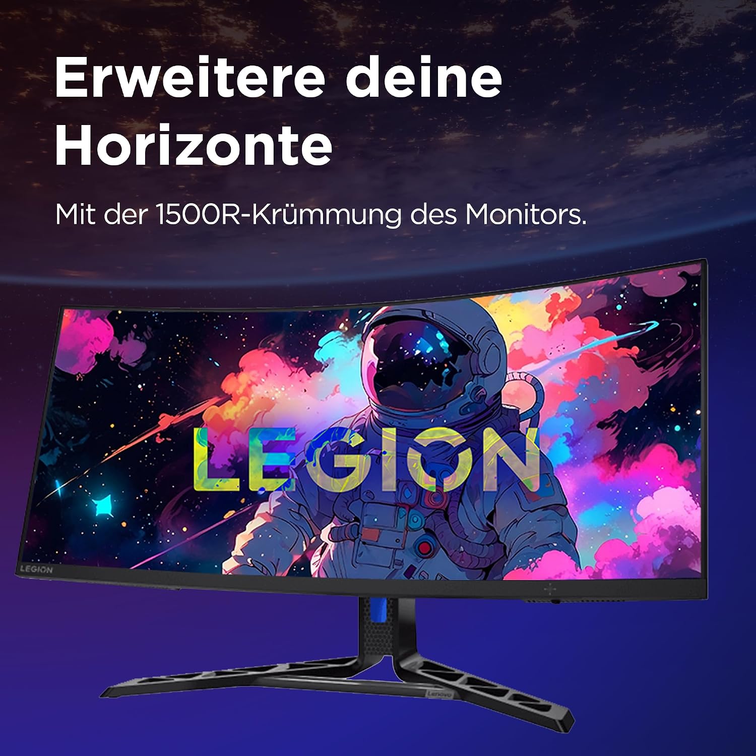 Thumbnail 1 de Lenovo Legion R34w-30 34" UWQHD Curved Monitor