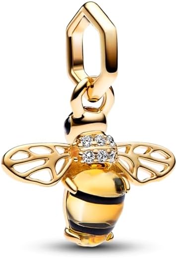 Thumbnail 1 de PANDORA Funkelnde Biene Charm-Anhänger 762672C01 – eleganter Charm für Ihr Pandora-Armband