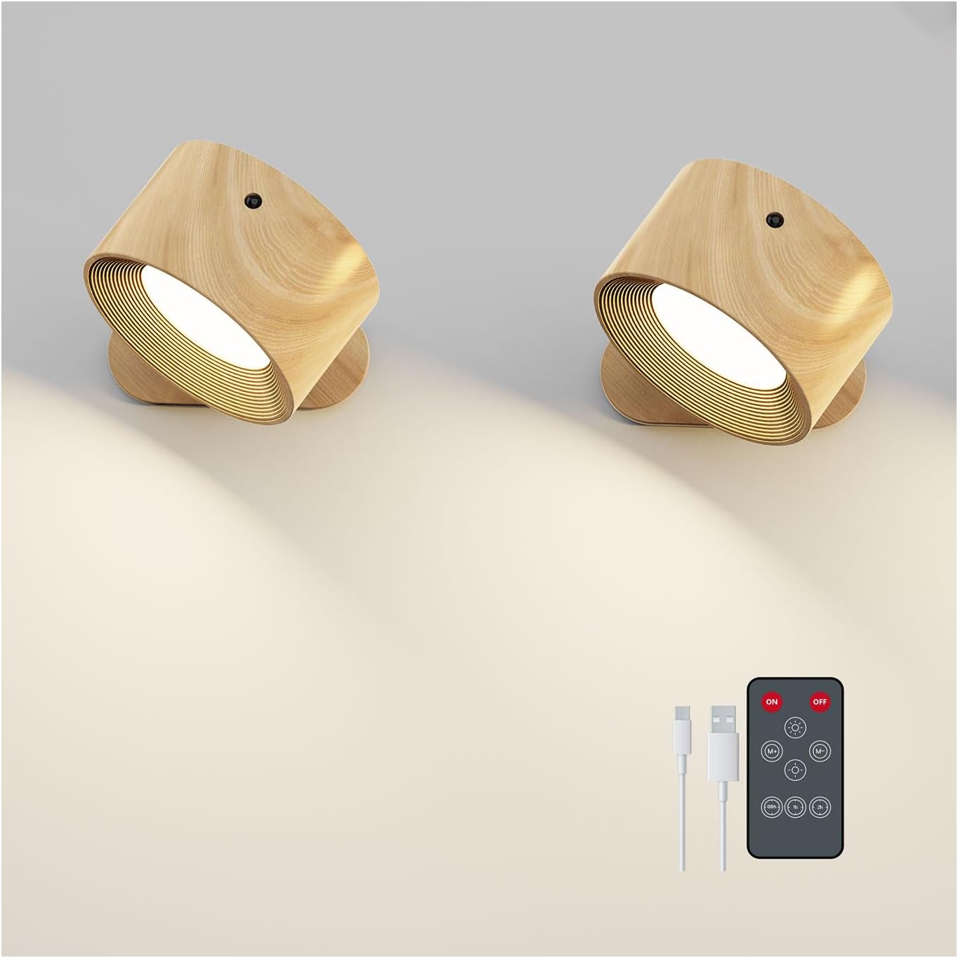 Detalle de Feallive LED Wall Light with USB, dimmable 2