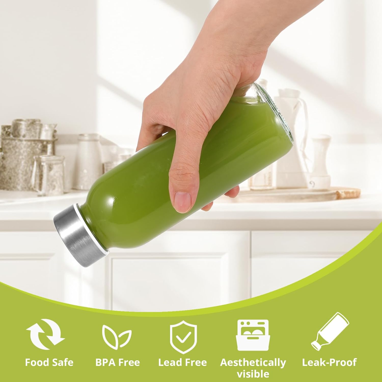 Thumbnail 2 de LIMILI glass water bottle with 300ml