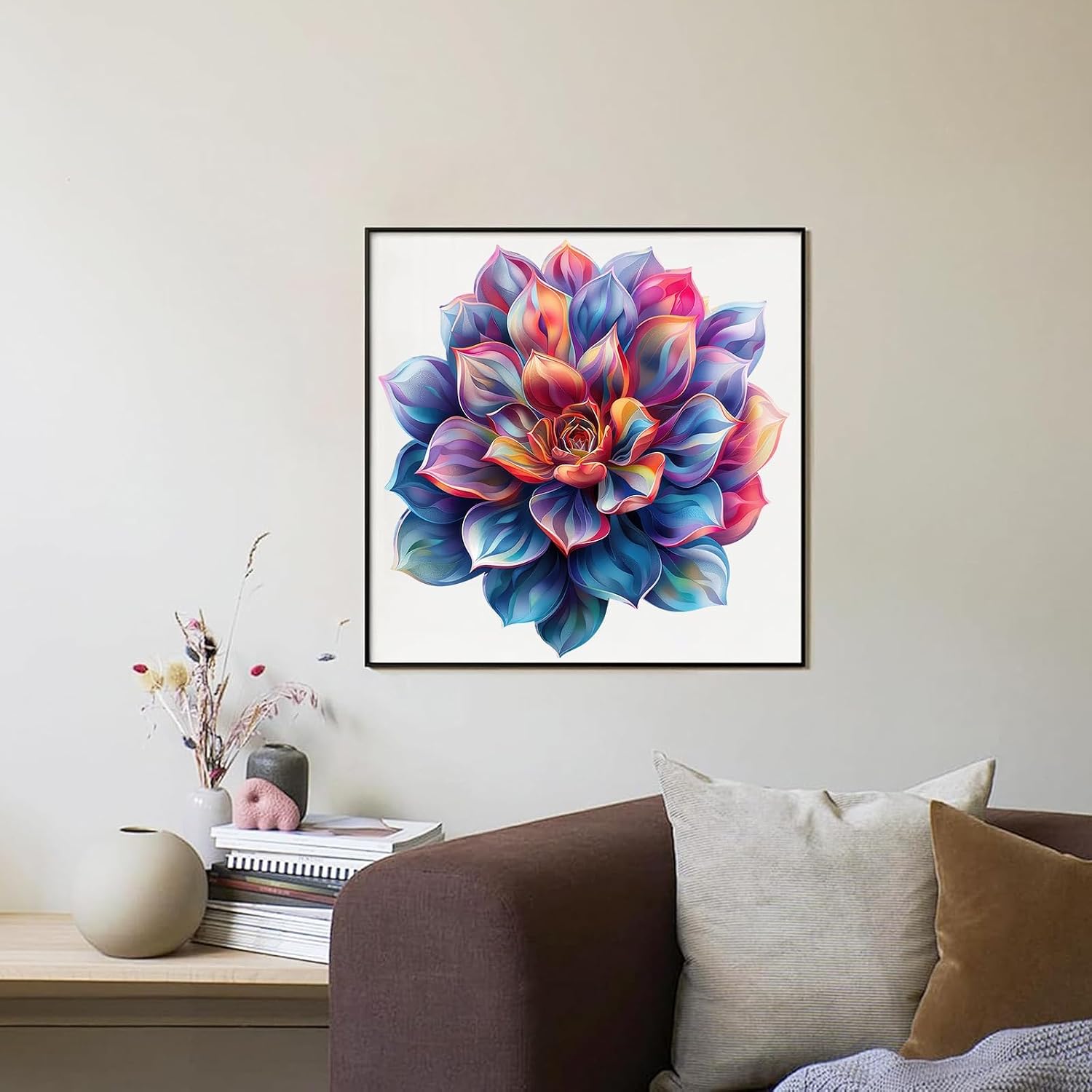 Thumbnail 3 de Reouinty 500-Piece Flower Succulent Wooden Puzzle 🧩