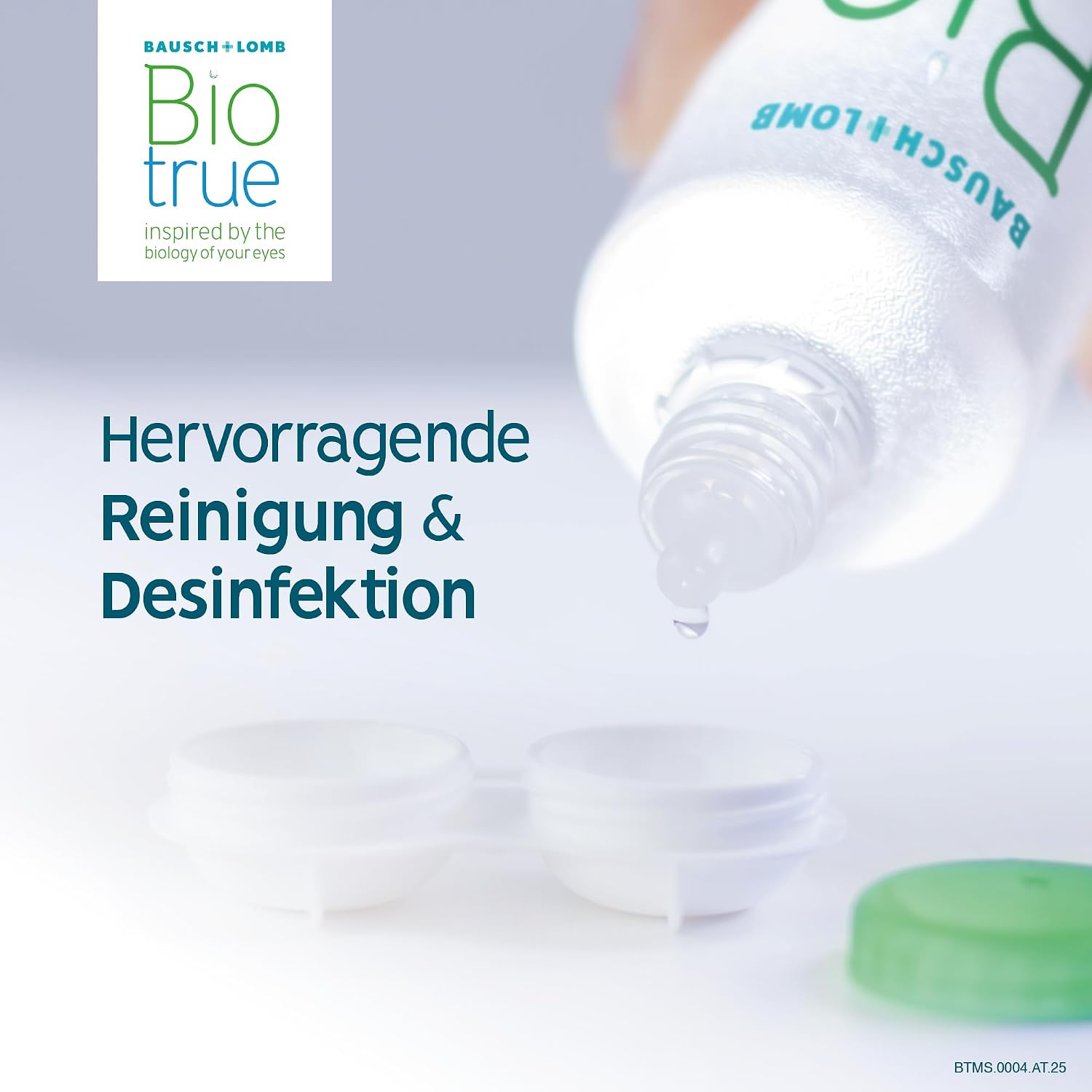 Detalle de Biotrue All-in-One Lösung - Kontaktlinsenreiniger und Aufbewahrungslösung (300 ml) von Bausch + Lomb