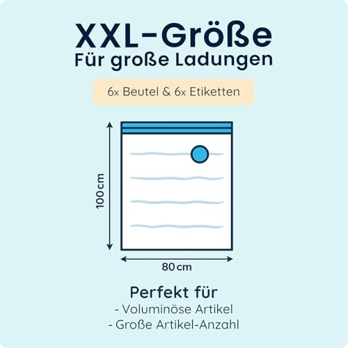 Thumbnail 2 de figg XXL Vakuumbeutel für Bettdecken & Kleidung – groß, 6er Set