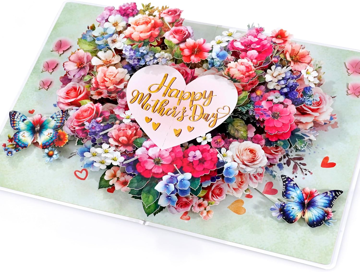 Detalle 2 de CUTPOPUP Yellow Rose – Pop-Up-Karte mit gelbem Rosenkorb für Geburtstage, Muttertag & mehr