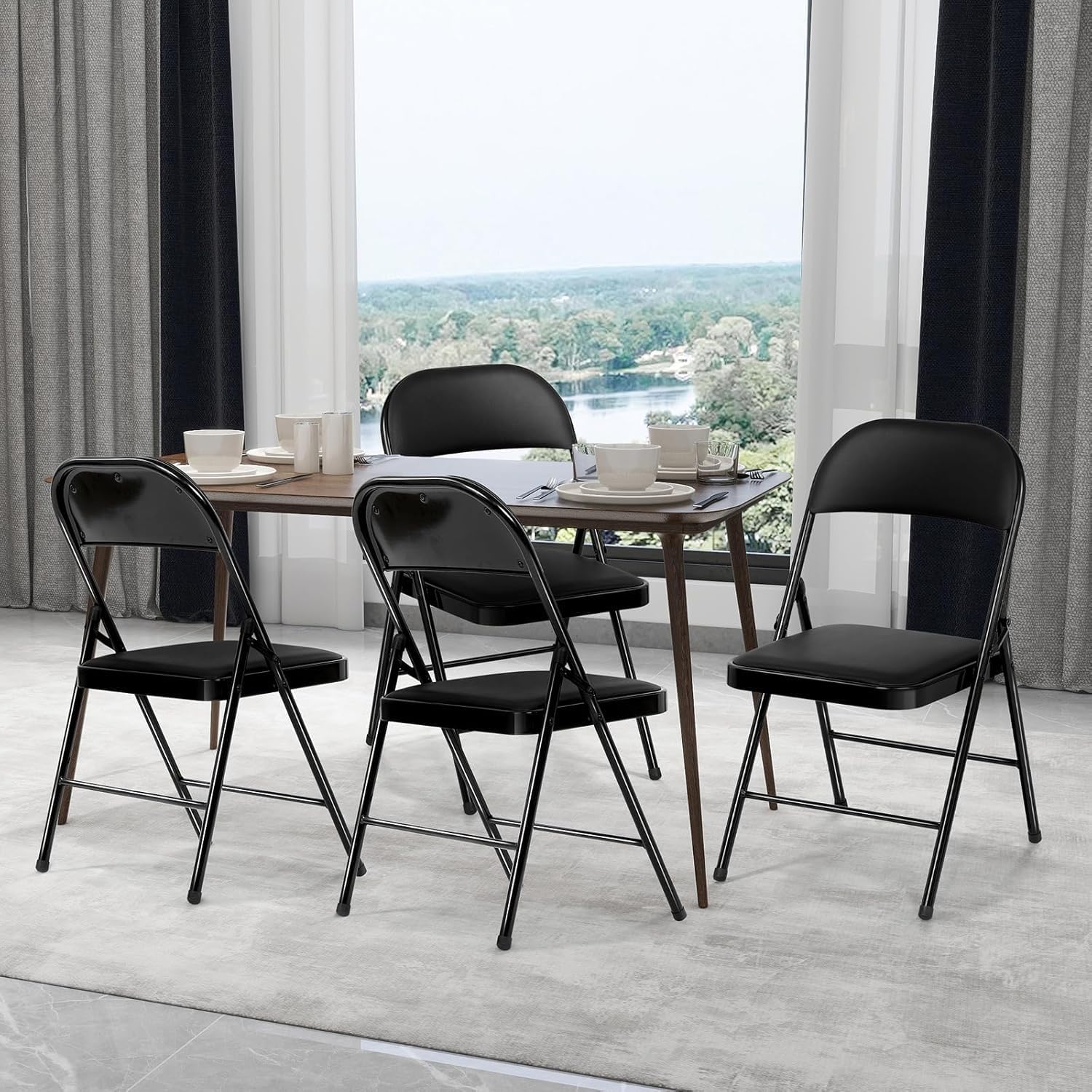 Thumbnail 1 de BULAGE Set di 2 sedie pieghevoli imbottite: comfort, robustez e versatilità per interno ed esterno