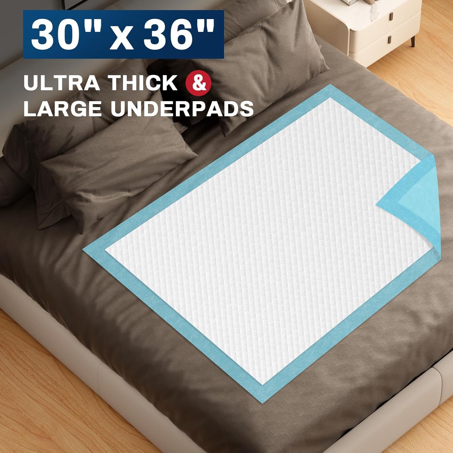 Detalle 2 de BIGGMED 30x36 Tear-Resistant Bed Pads
