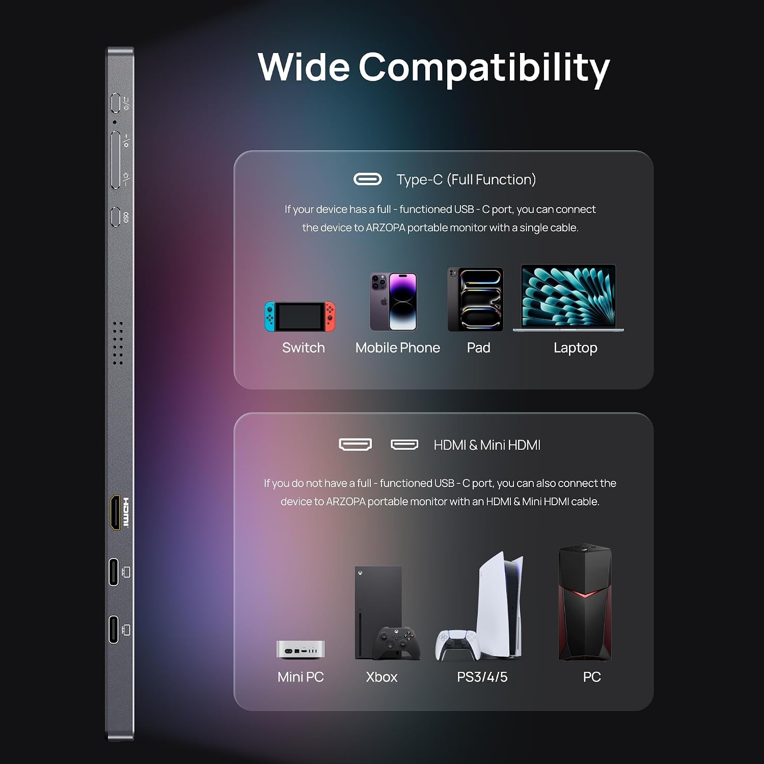 Thumbnail 4 de ARZOPA Z3FC 16.1" portable monitor