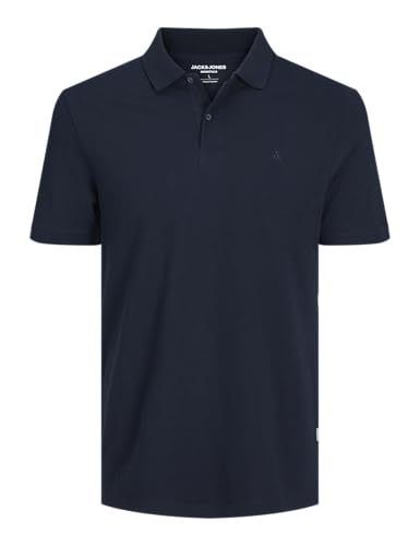 Jack & Jones JJepaulos Polo Ss Noos Pls – Camiseta polo para hombre en Navy Blazer (XXL)