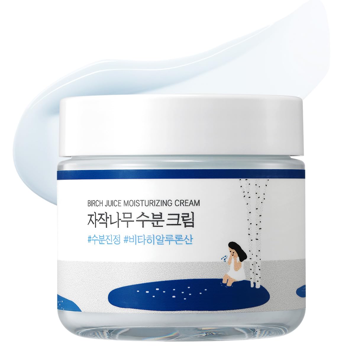 Detalle de ROUND LAB LHB-RL0014 Birch Juice Moisturizing Cream, 48-Hour Hydration, 2.7 fl oz