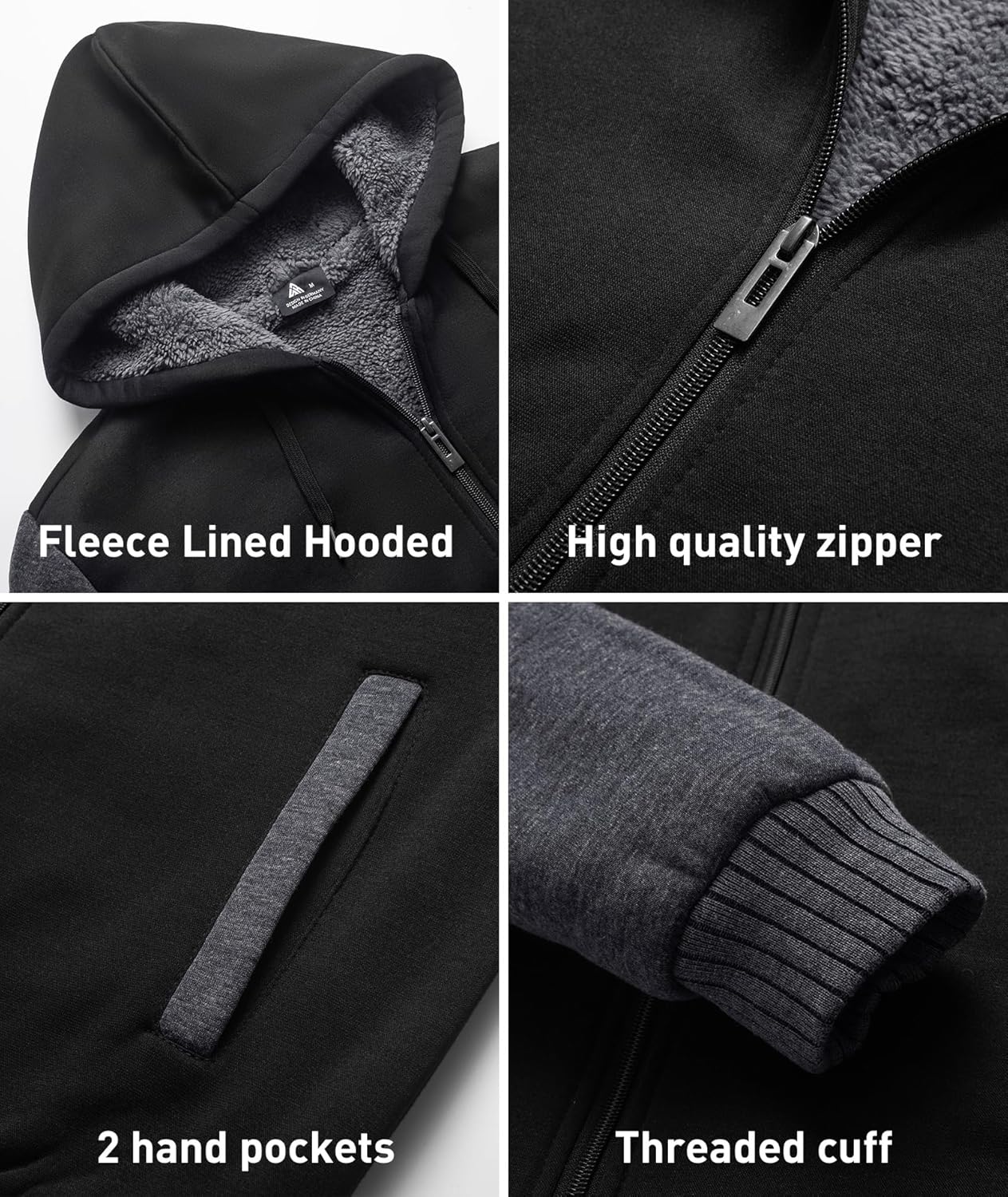 Detalle 2 de SCODI Heavyweight Fleece Hoodie 2.1 lb