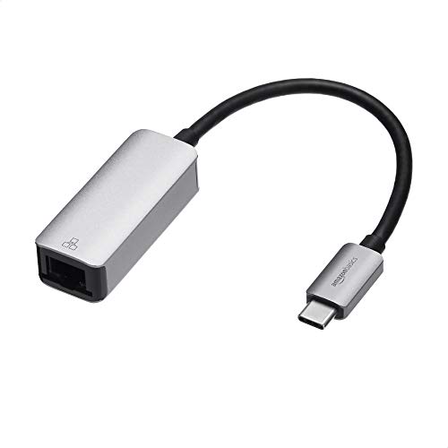 Detalle de Amazon Basics Adattatore USB‑C 3.1 a Gigabit Ethernet RJ45, Grigio